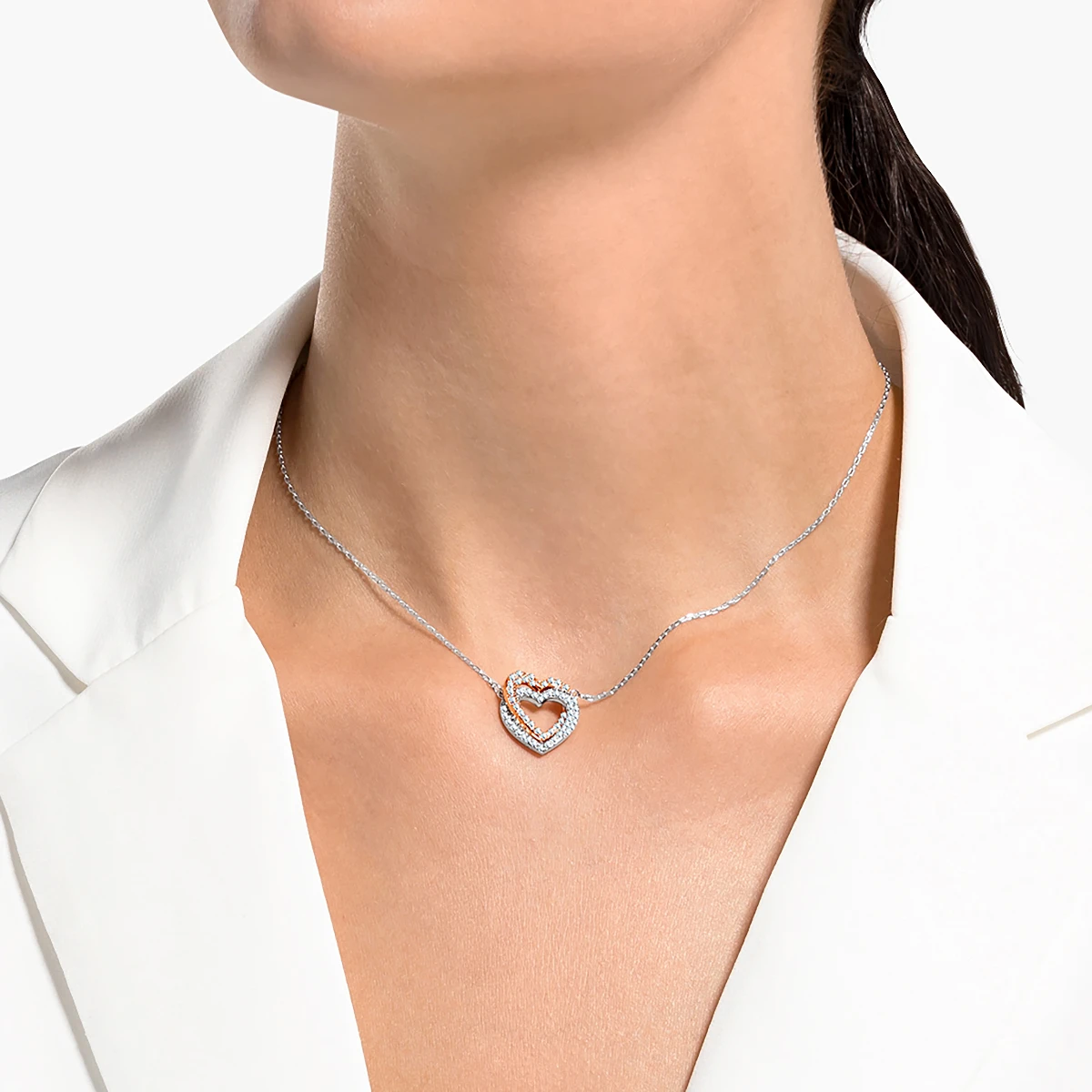 Resim HYPERBOLA:NECKLACE DBL H CRY/MIX