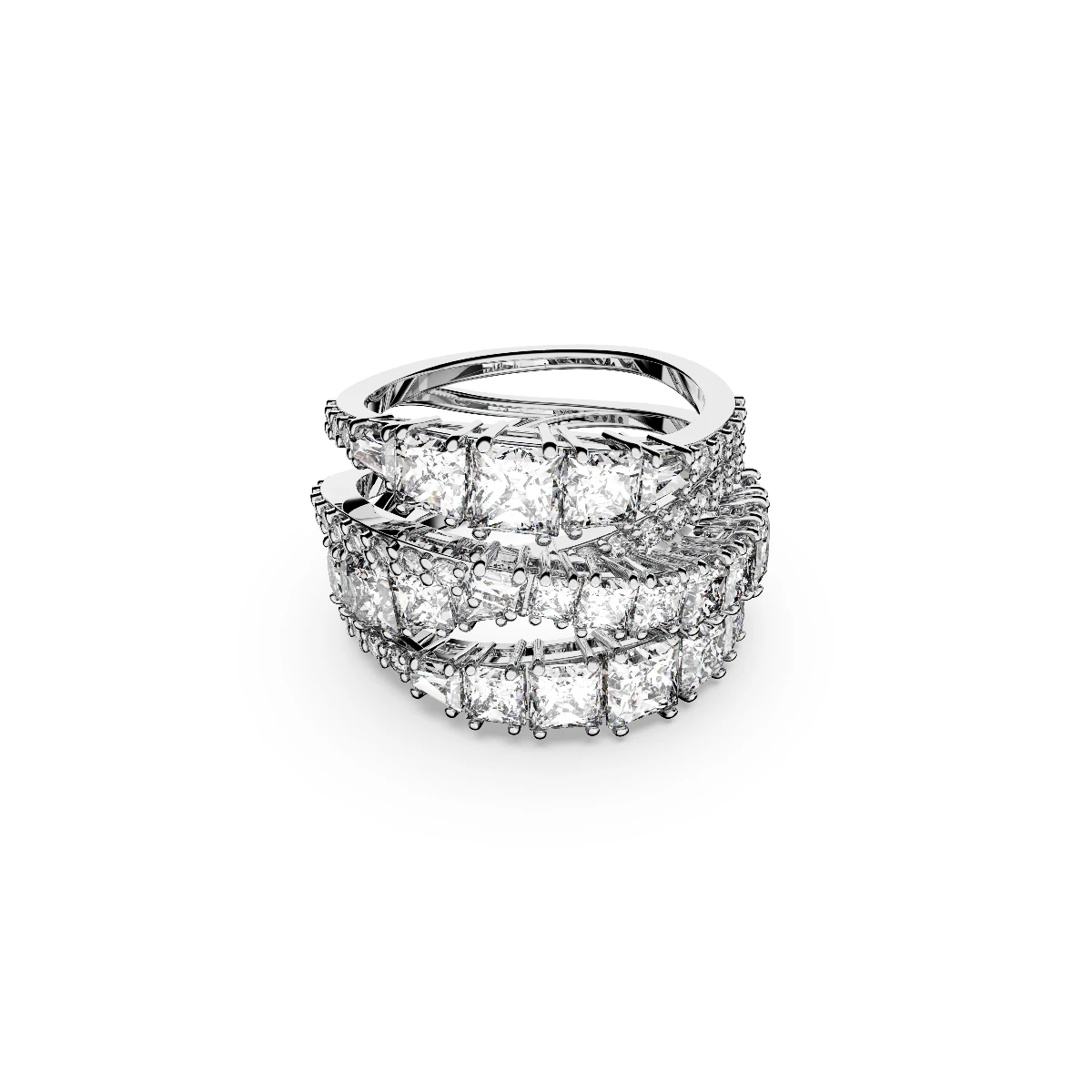 Resim HYPERBOLA:RING WRAP CZWH/RHS FULL PAVE 55