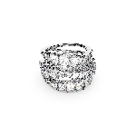 Resim HYPERBOLA:RING WRAP CZWH/RHS FULL PAVE 55