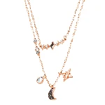 Resim SYMBOLICA:NECKLACE MOON SET DMUL/MIX