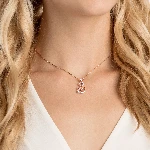 Resim SS SWAN:NECKLACE CZMO/ROS