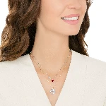 Resim CRY WISHES:PENDANT HEART SIAM/CRY/MIX O