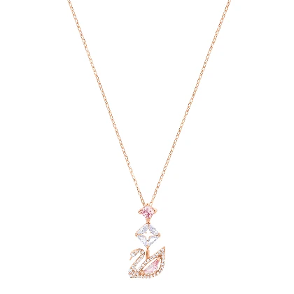 Resim SS SWAN:NECKLACE CZMO/ROS