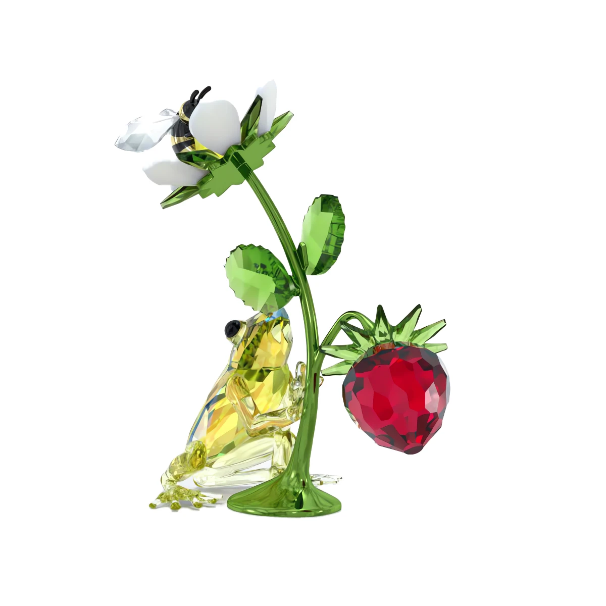 Resim IDYLLIA:FROG, BEE AND STRAWBERRY