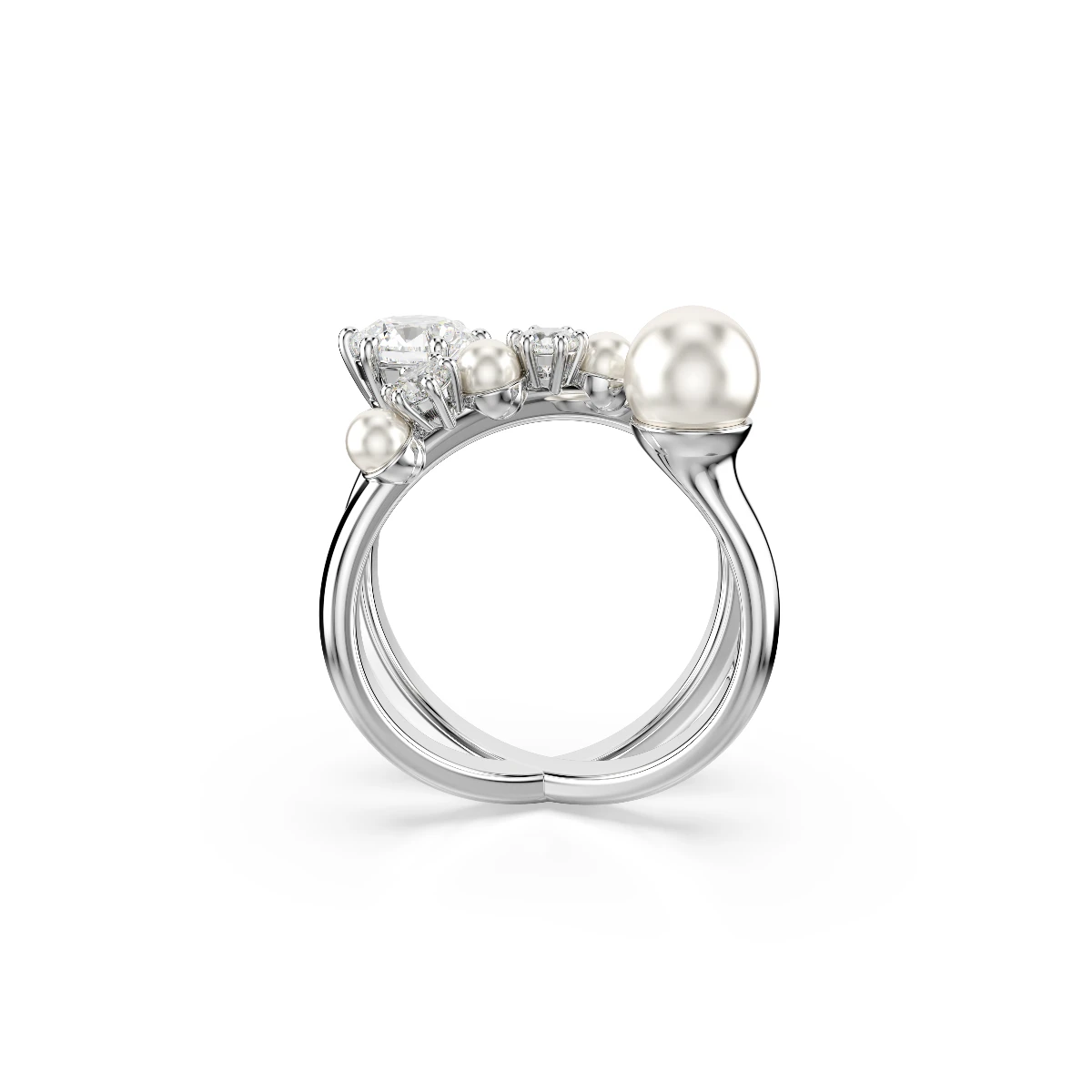 Resim MATRIX:RING PEARL OPEN WHITE/RHS 55