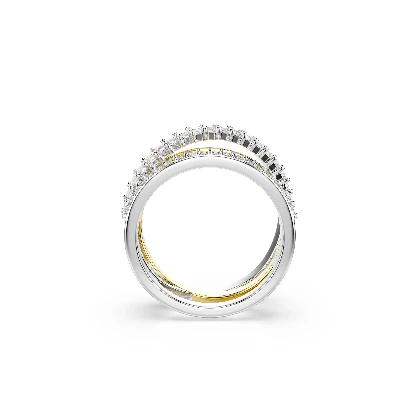 Resim RE HYPERBOLA:RING 3 BAND WHITE/MIX 52
