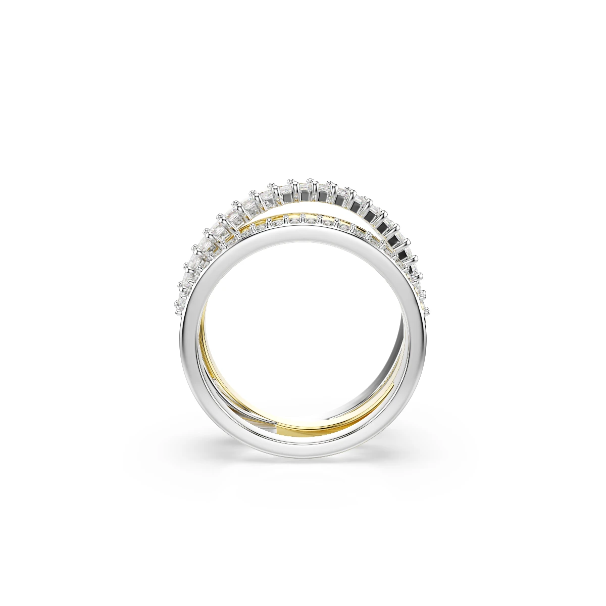 Resim RE HYPERBOLA:RING 3 BAND WHITE/MIX 52