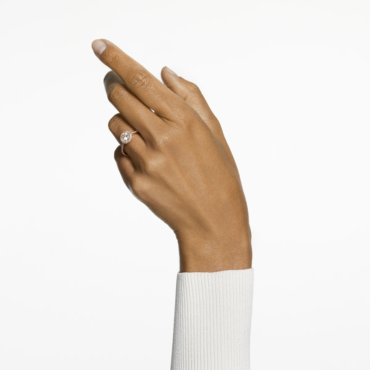 Resim UNA:RING RND PV L WHITE/ROS 55