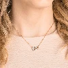 Resim DEXTERA:NECKLACE DOUBLE SILK/CRY/ROS
