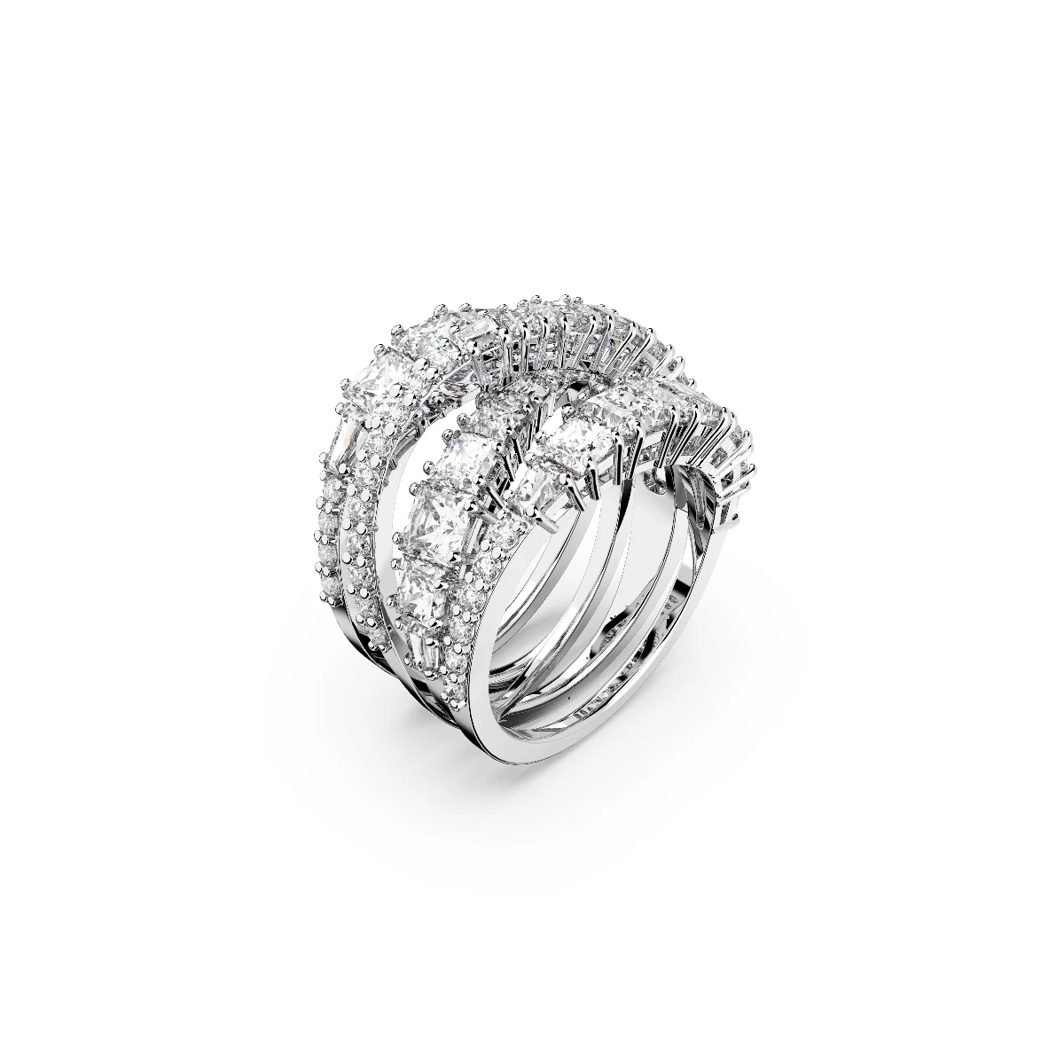 Resim HYPERBOLA:RING WRAP CZWH/RHS FULL PAVE 55