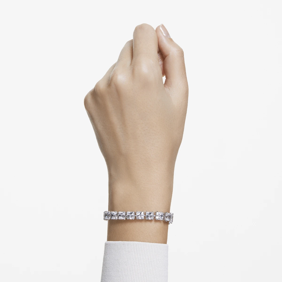 Resim MATRIX:BRACELET S SQR WHITE/RHS