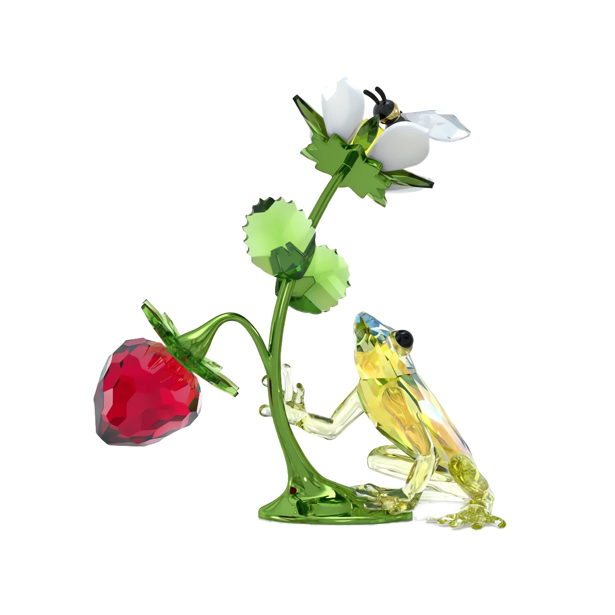 Resim IDYLLIA:FROG, BEE AND STRAWBERRY