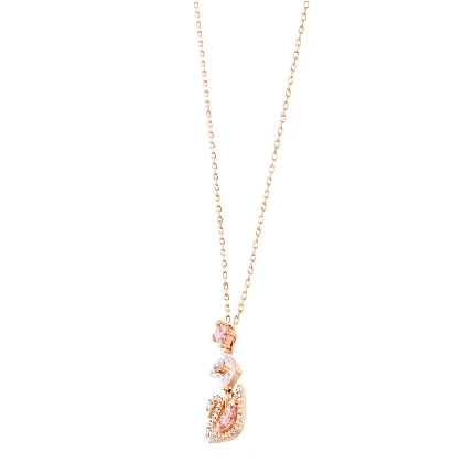 Resim SWAN:NECKLACE CZMO/ROS