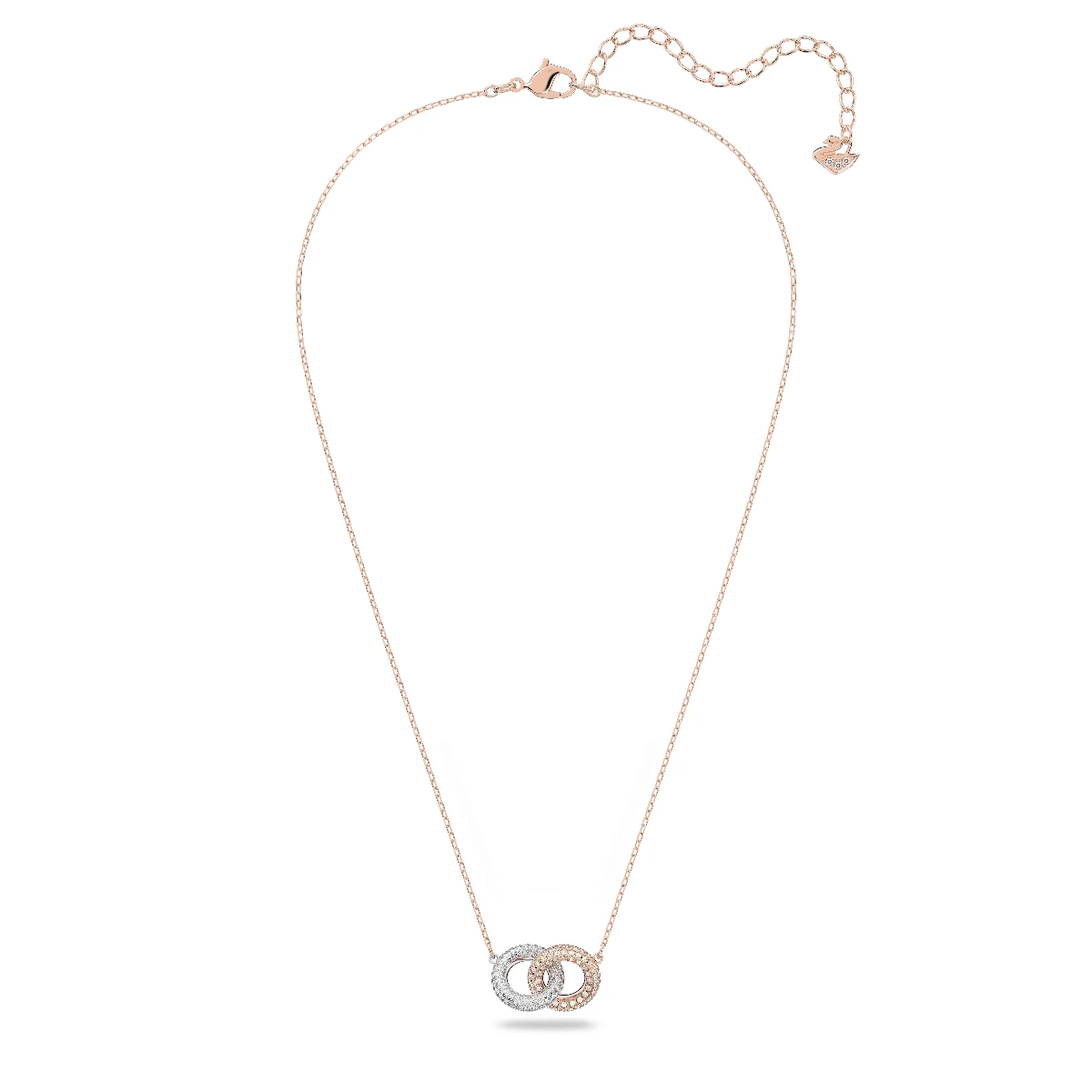 Resim DEXTERA:NECKLACE DOUBLE SILK/CRY/ROS