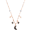 Resim SYMBOLICA:NECKLACE MOON JET/CRY/ROS