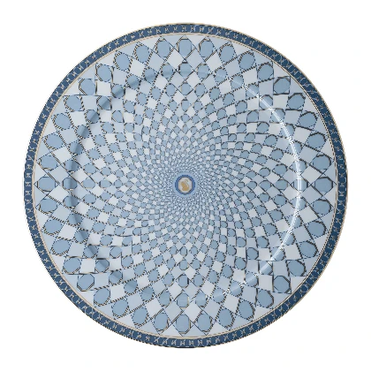 Resim ROSENTHAL: SERVICE PLATE 33 CM, BLUE