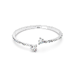 Resim MESMERA:BANGLE HEART CZWH/CRY/RHS M