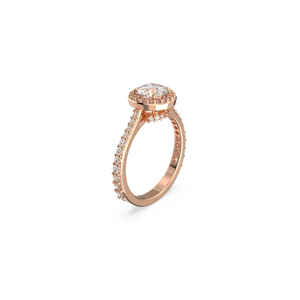 Resim UNA:RING RND PV L WHITE/ROS 55