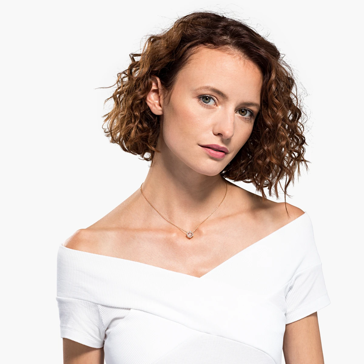 Resim UNA:NECKLACE CL CZMO/ROS
