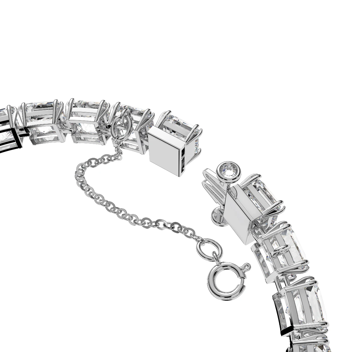 Resim MATRIX:BRACELET S SQR WHITE/RHS
