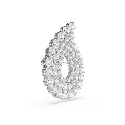 Resim MATRIX:BROOCH TENNIS WHITE/RHS