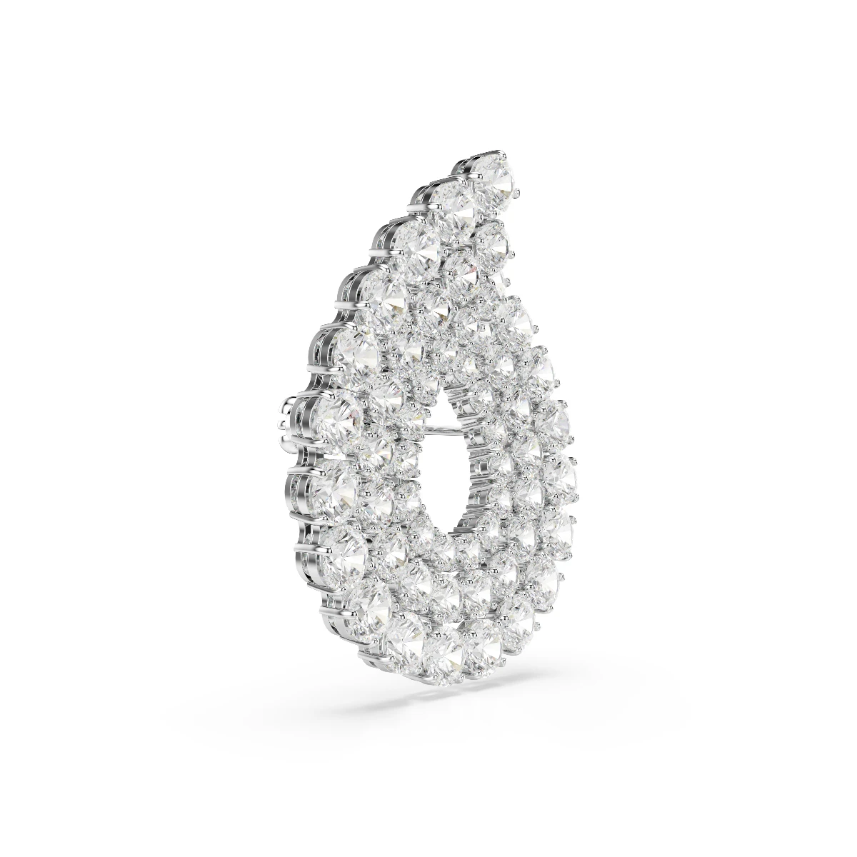 Resim MATRIX:BROOCH TENNIS WHITE/RHS