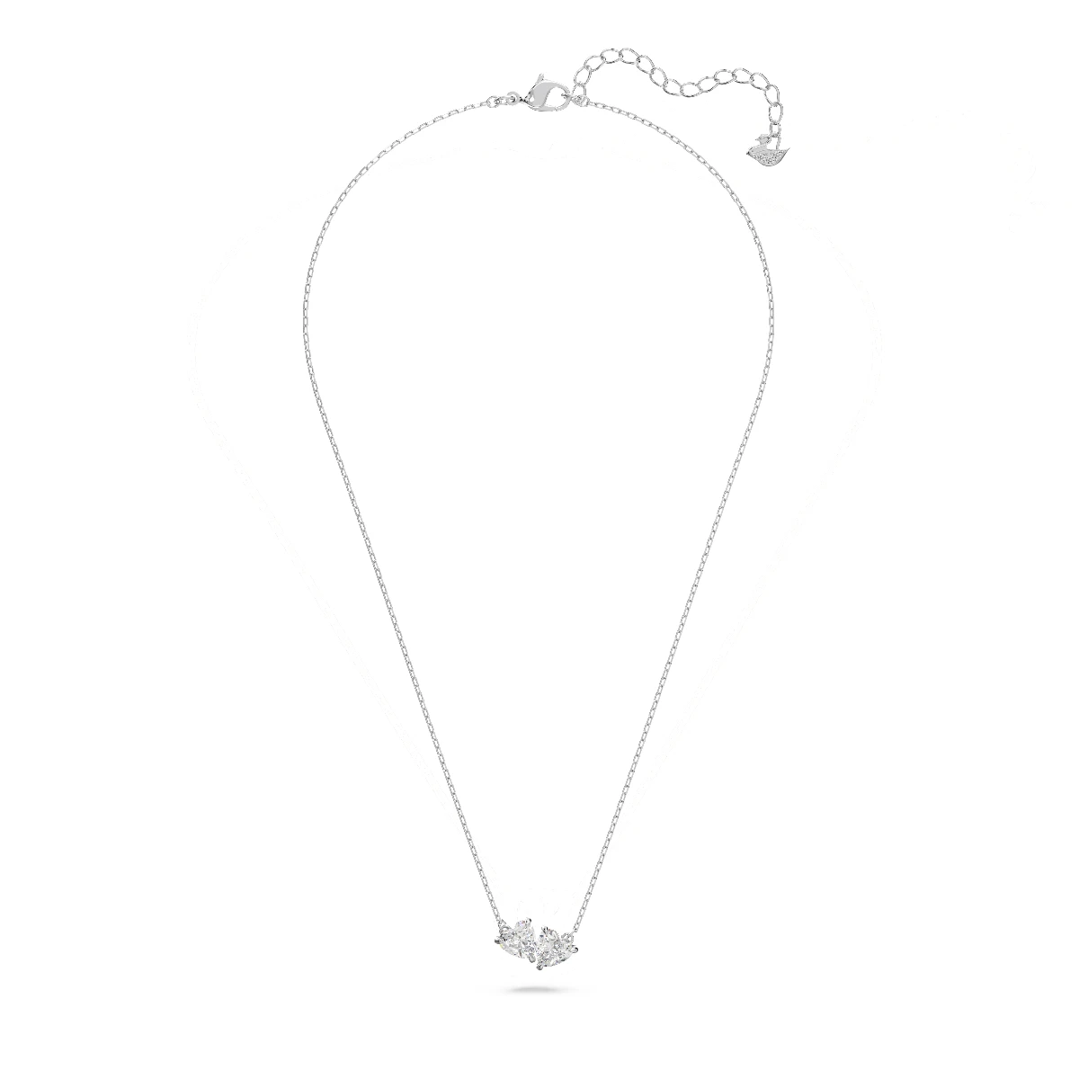 Resim MESMERA:NECKLACE HEART CZWH/RHS