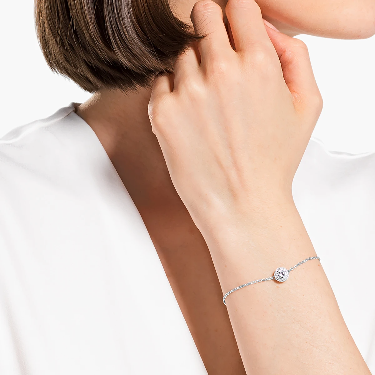 Resim UNA:BRACELET RND CZWH/RHS M