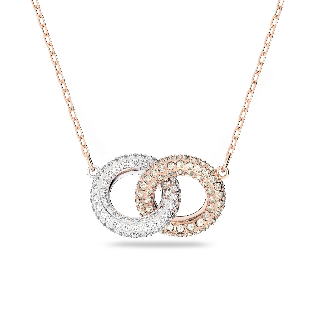 Resim DEXTERA:NECKLACE DOUBLE SILK/CRY/ROS