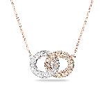 Resim DEXTERA:NECKLACE DOUBLE SILK/CRY/ROS