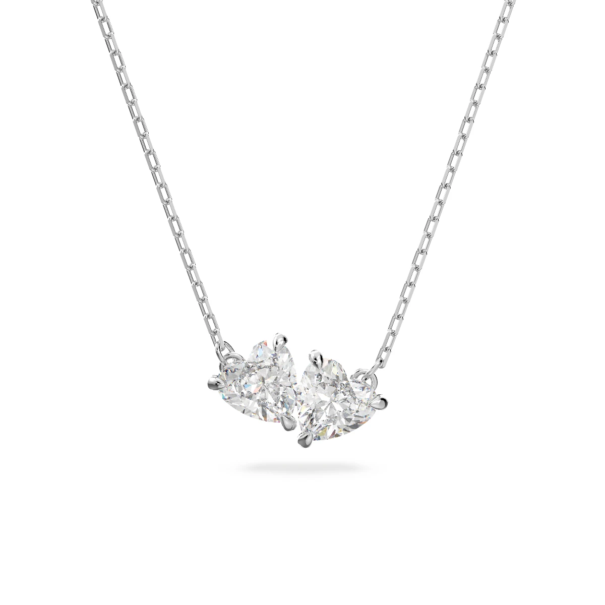 Resim MESMERA:NECKLACE HEART CZWH/RHS