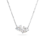 Resim MESMERA:NECKLACE HEART CZWH/RHS