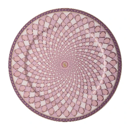 Resim ROSENTHAL: SERVICE PLATE 33 CM, PINK