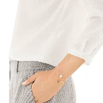 Resim CRY WISHES:BRACELET HEART SIAM/CRY/MIX M