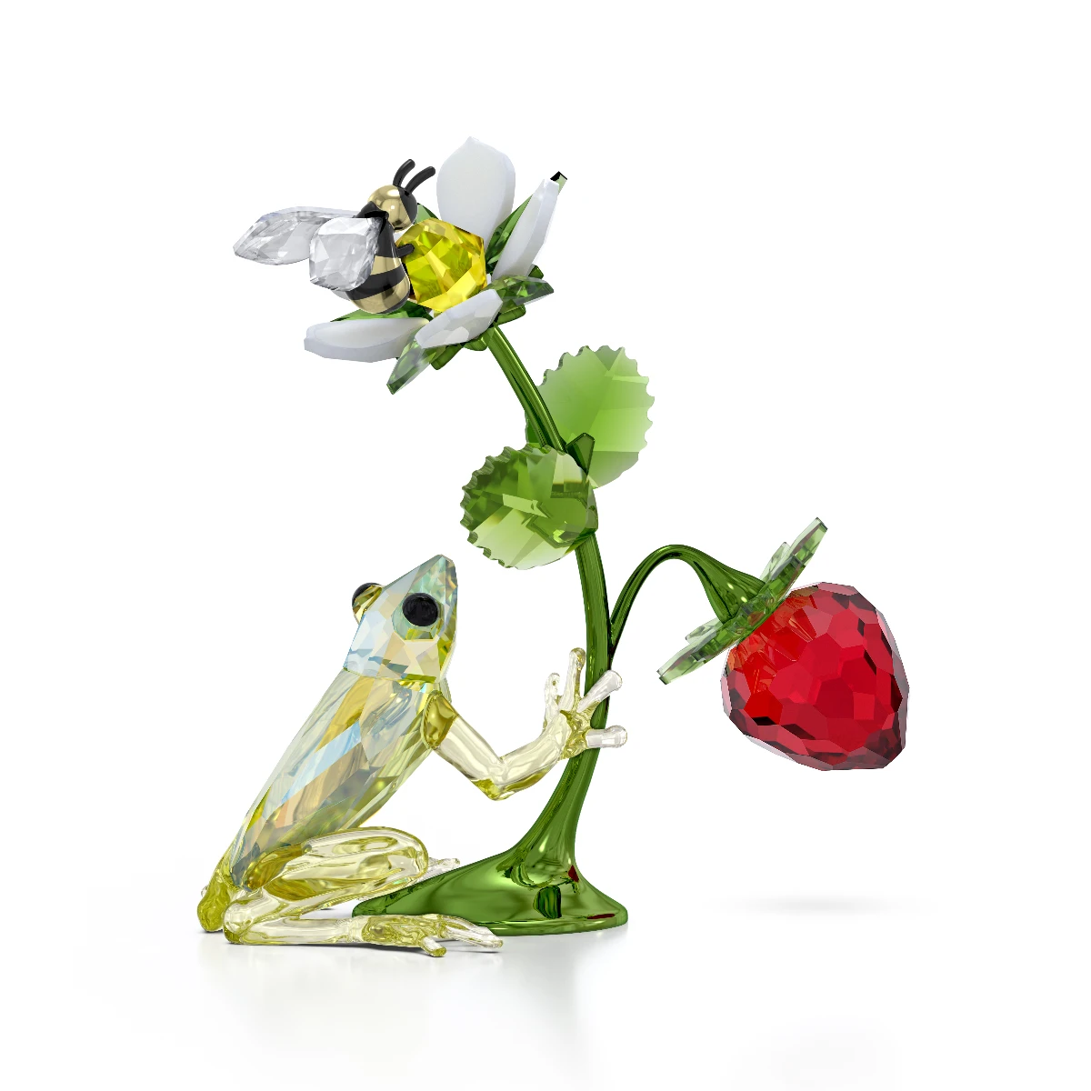Resim IDYLLIA:FROG, BEE AND STRAWBERRY