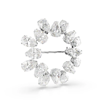 Resim MATRIX:BROOCH PEAR WHITE/RHS