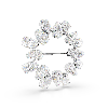 Resim MATRIX:BROOCH PEAR WHITE/RHS
