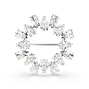 Resim MATRIX:BROOCH PEAR WHITE/RHS