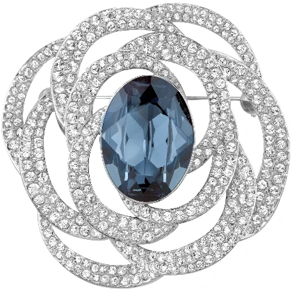 Resim BARRETT:BROOCH MONT/CRY/RHS