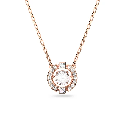 Resim UNA:NECKLACE CZWH/CRY/ROS