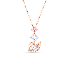 Resim SWAN:NECKLACE CZMO/ROS