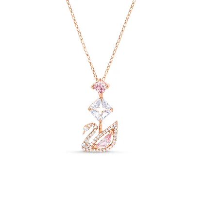 Resim SWAN:NECKLACE CZMO/ROS