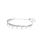 Resim SS25 CAPSULE:CHOKER PRL WHITE/RHS