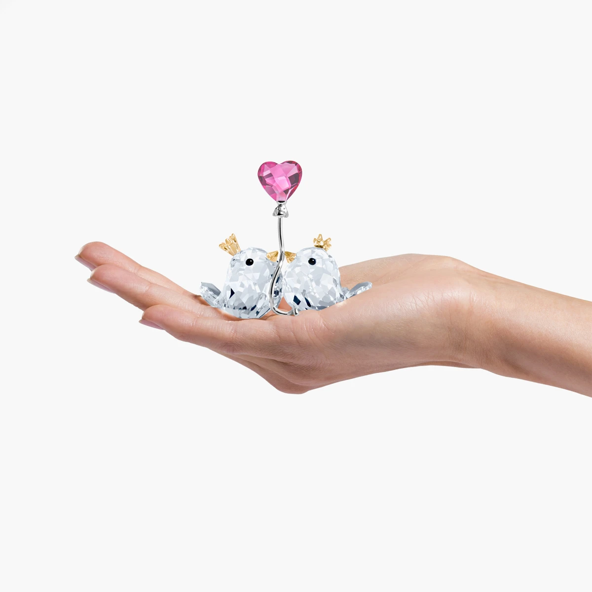 Resim WITH LOVE:LOVE BIRDS PINK HEART
