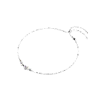 Resim CONSTELLA:NECKLACE BAR WHITE/RHS