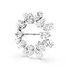 Resim MATRIX:BROOCH PEAR WHITE/RHS