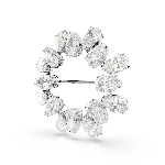 Resim MATRIX:BROOCH PEAR WHITE/RHS