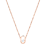 Resim UNA:NECKLACE OVAL CZWH/ROS