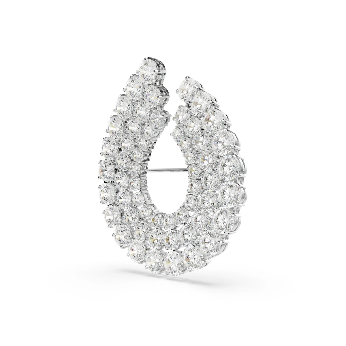 Resim MATRIX:BROOCH TENNIS WHITE/RHS