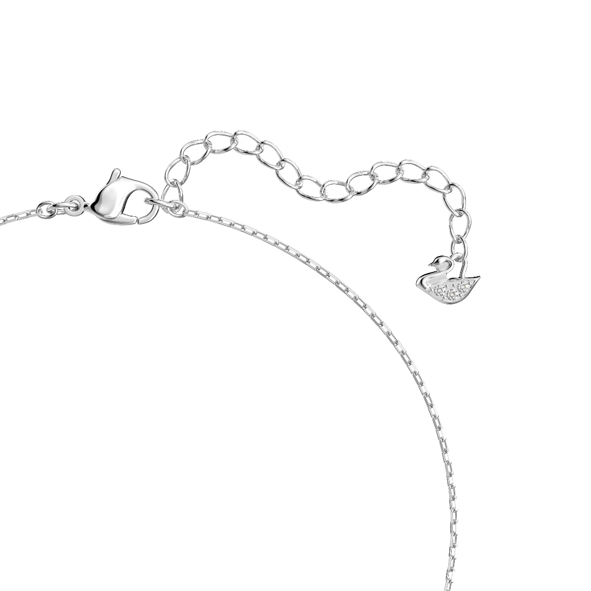 Resim MESMERA:NECKLACE HEART CZWH/RHS